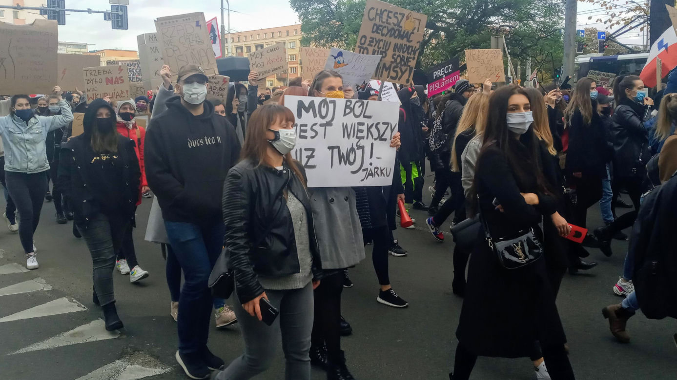 Protest kobiet w Szczecinie - 28.10.2020