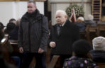 Jarosław Kaczyński na pogrzebie pierwszego naczelnego Gazety Polskiej