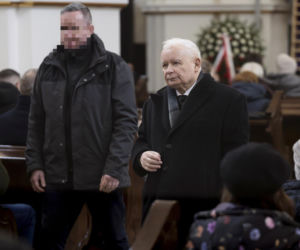 Jarosław Kaczyński na pogrzebie pierwszego naczelnego Gazety Polskiej