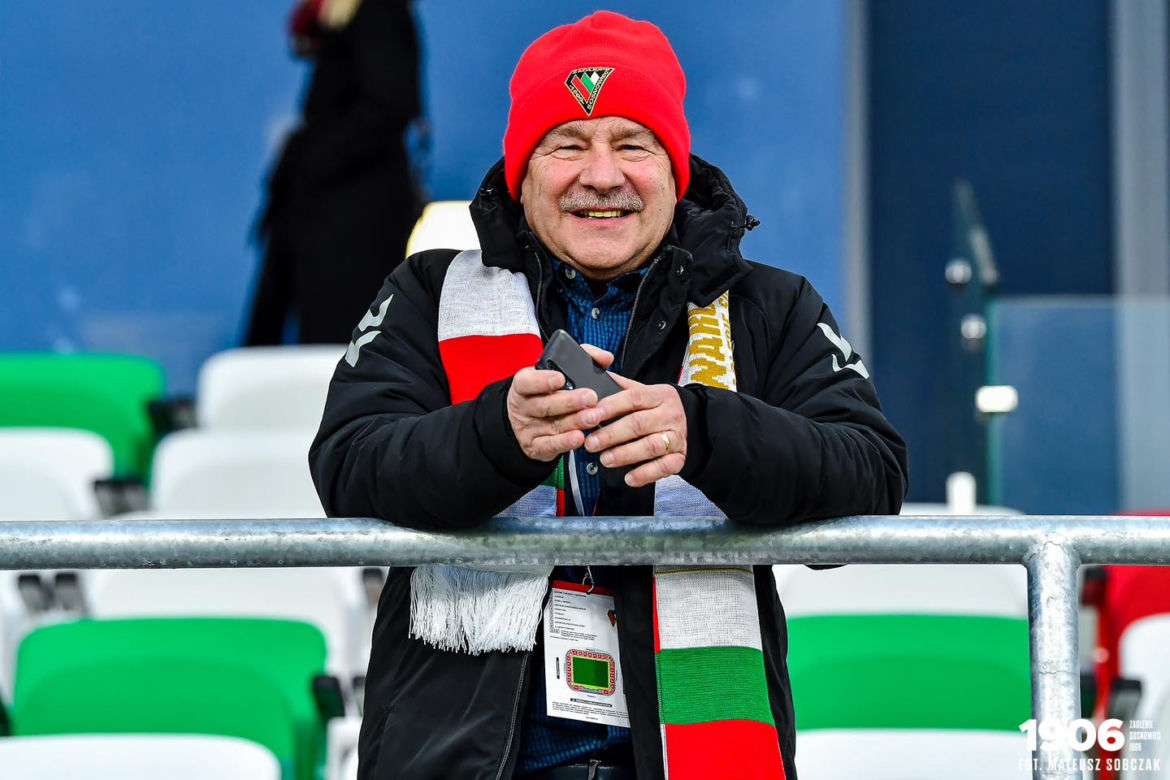 Kibice na meczu Zagłębie Sosnowiec - GKS Katowice