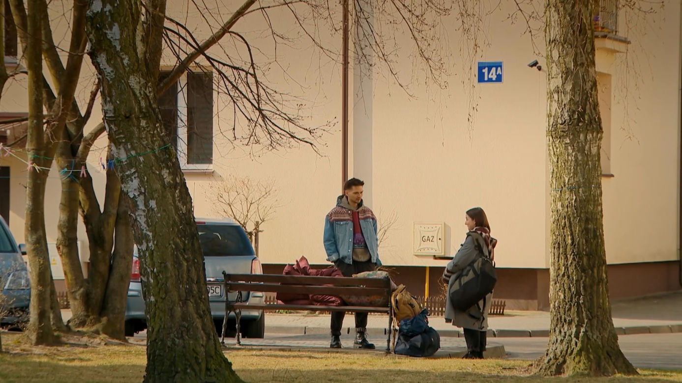 Barwy szczęścia, odc. 2691. Luiza (Julia Zielińska), Aro (Martin Bogdan)