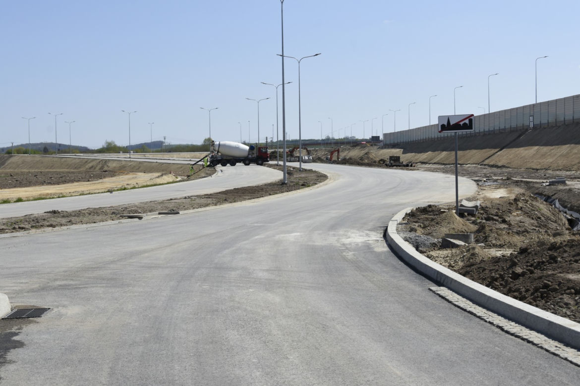 Budowa węzła Niepołomice na autostradzie A4