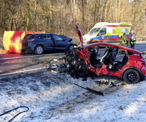Tragiczny wypadek. Rozbiły się dwie panie, jedna nie przeżyła