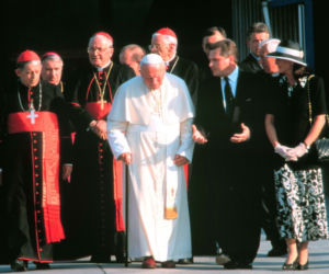 Jan Paweł II z prezydentami Polski