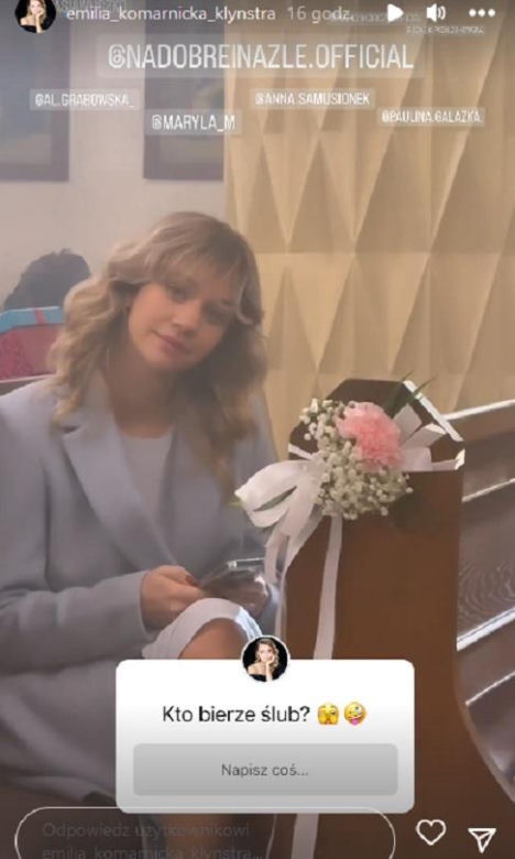 Na dobre i na złe na planie. Gloria (Aleksandra Grabowska)