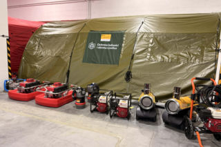 W Grudziądzu uruchomiono magazyn zasobów ochrony ludności. Posłuchaj relacji