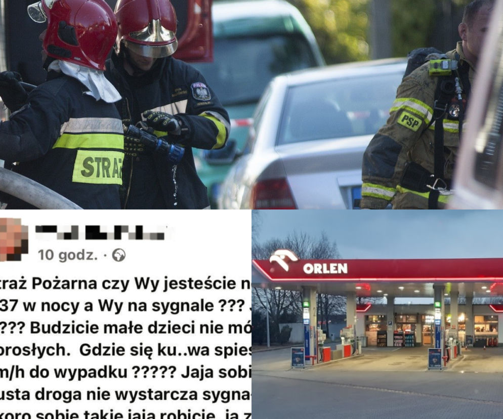 Straż Pożarna czy wy jesteście normalni, budzicie małe dzieci - kuriozalny wpis po wycieku gazu na stacji paliw w Sławkowie