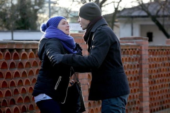 M jak miłość odc. 1220. Tomek (Andrzej Młynarczyk), Joasia (Barbara Kurdej-Szatan)