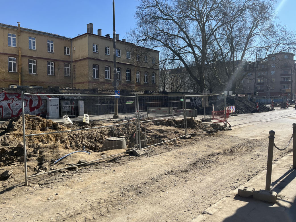 Remont na al. Powstańców Wielkopolskich