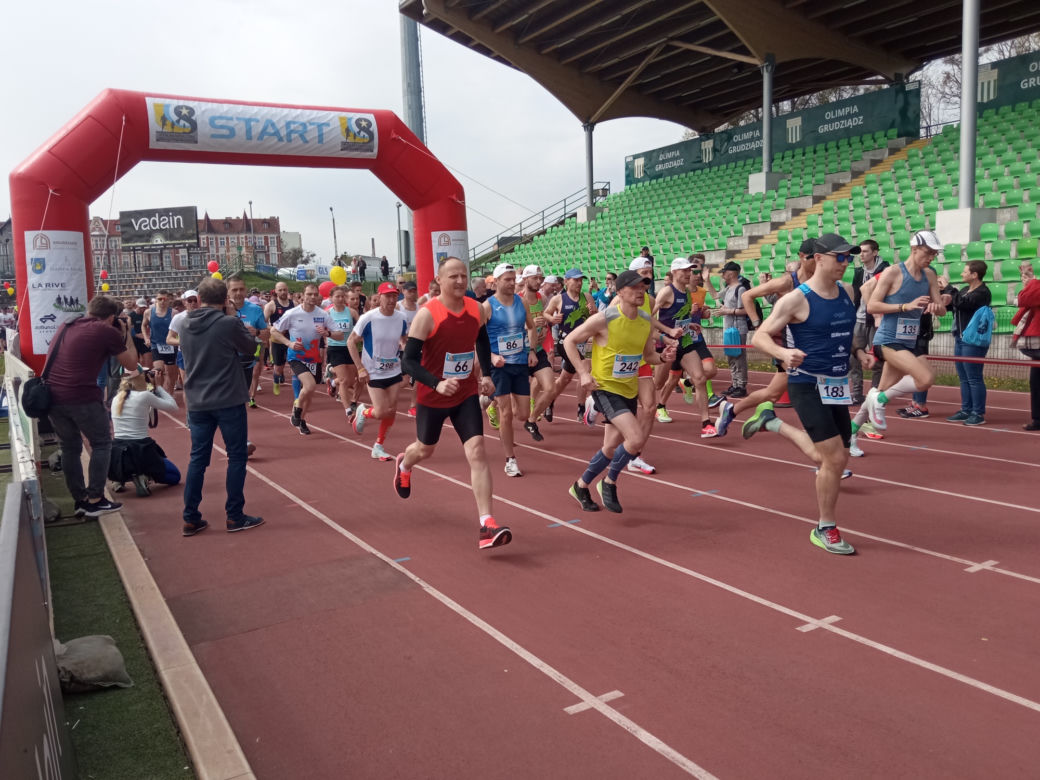 Półmaraton śladami Bronka Malinowskiego Grudziądz - Rulewo