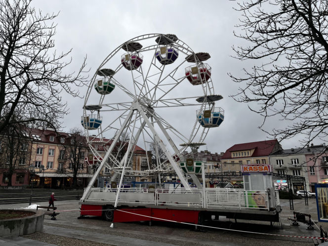 Diabelski młyn na Rynku Kościuszki w Białymstoku
