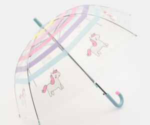 Parasol dla dziewczynki, z jednorożcami