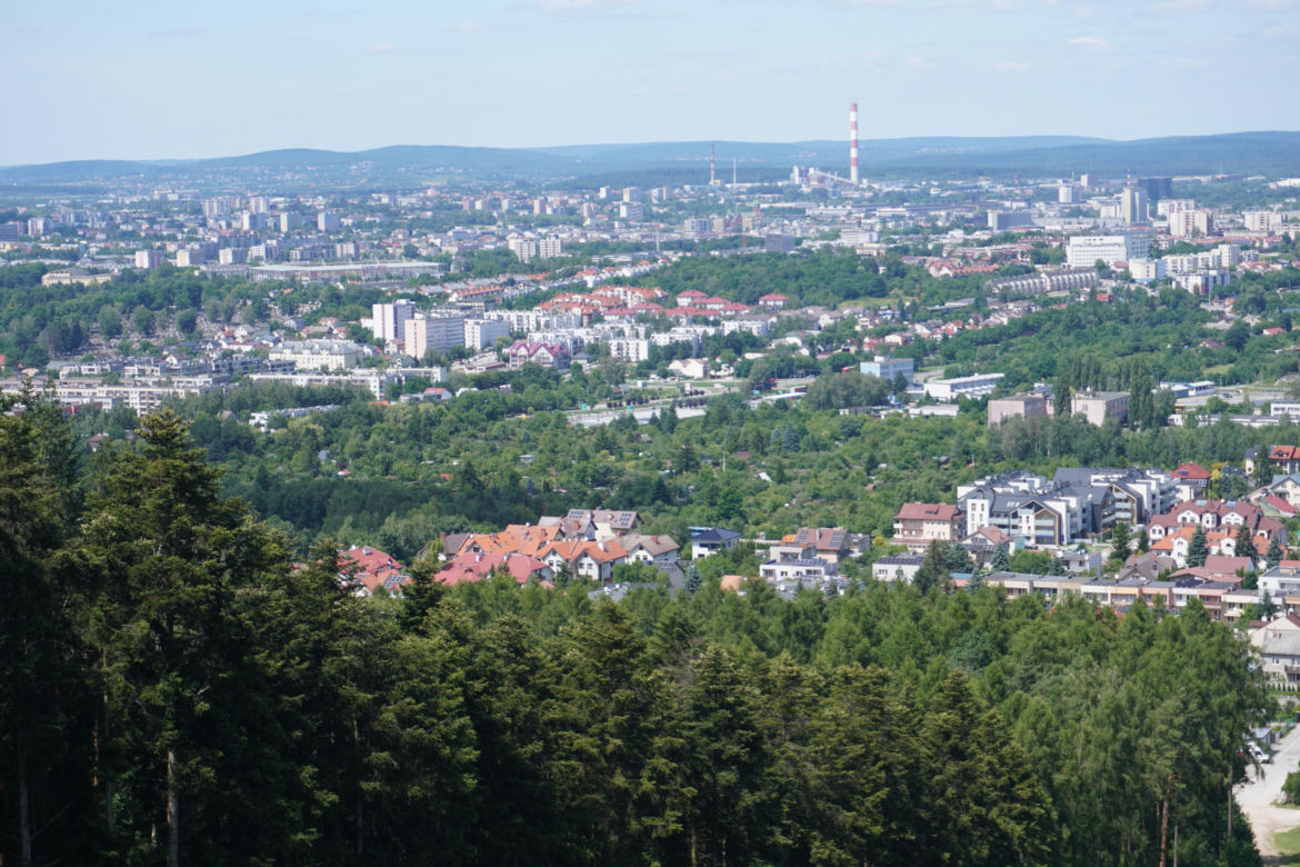 Piękna panorama Kielc z Telegrafu! 