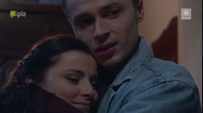 Pierwsza miłość odcinek 2469, Marta (Joanna Jarmołowicz), Krystian (Patryk Pniewski)