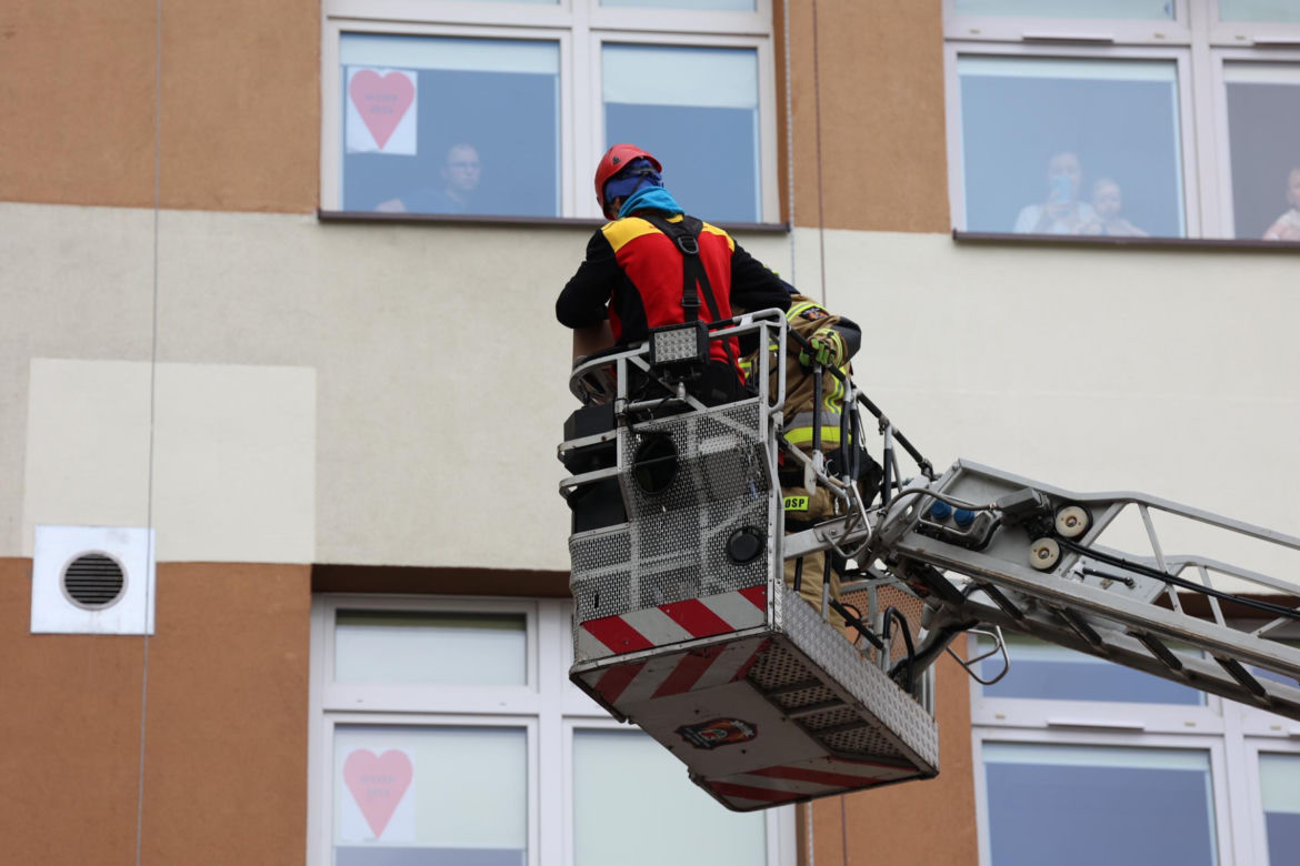 Alpiniści dla WOŚP dali radość małym pacjentom z Uniwersyteckiego Szpitala Dziecięcego w Lublinie