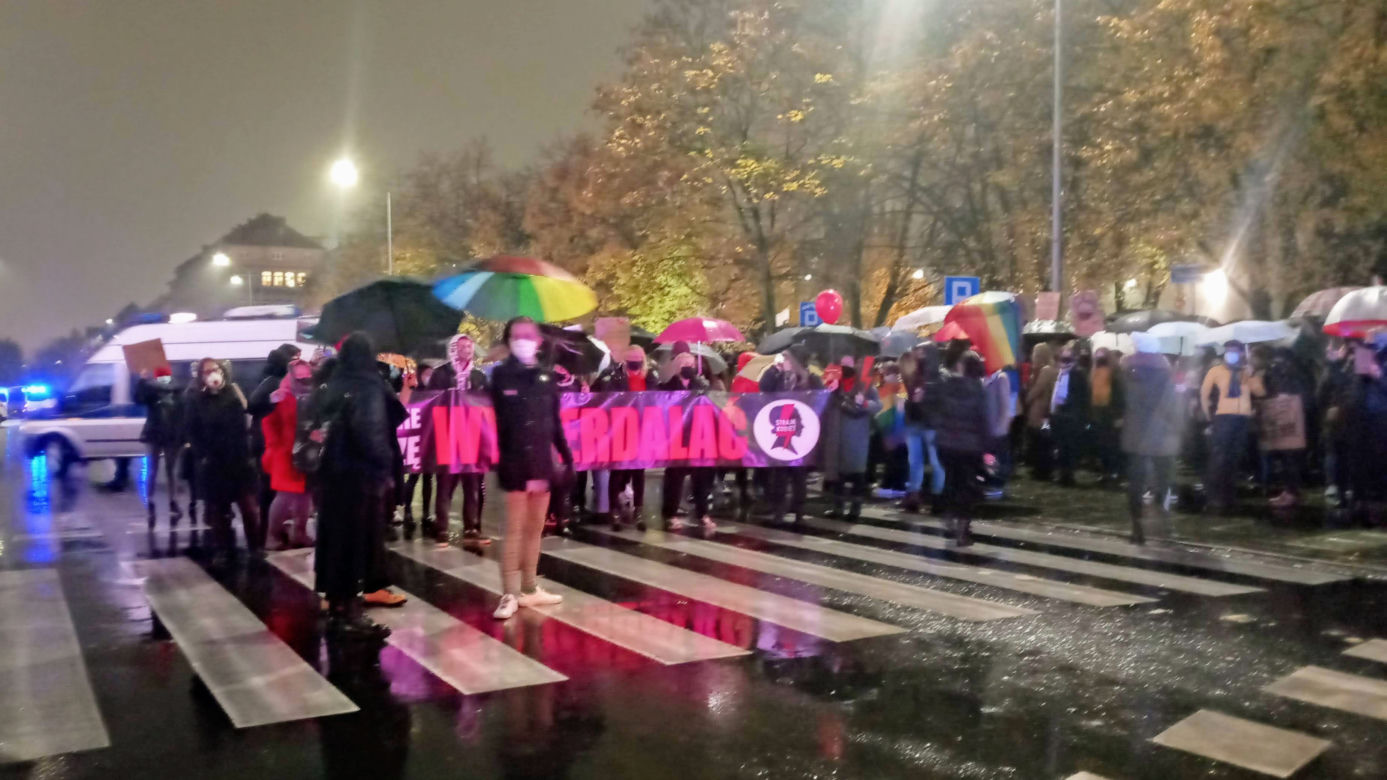 Protest kobiet w Szczecinie - 30.10.2020