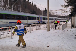Wypadek na torach w Białym Dunajcu