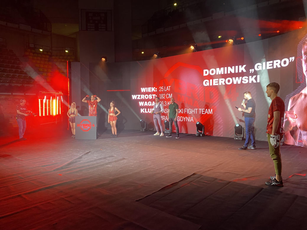 Media trening przed Hybrid MMA 4 w Zielonej Górze