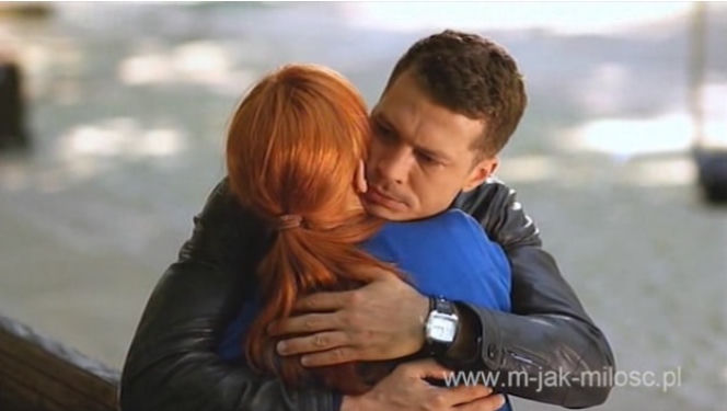 M jak miłość. Agnieszka (Magdalena Walach), Tomek (Andrzej Młynarczyk)