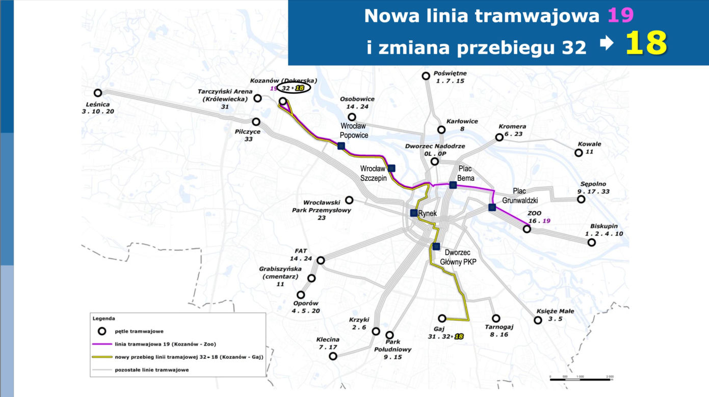 Dwie nowe linie tramwajowe we Wrocławiu. Jak pojadą?