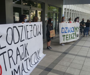 Strajk w Bydgoszczy. Młodzież wykrzyczała swoje niezadowolenie
