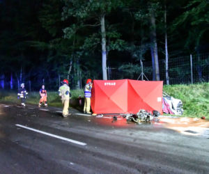 Koszmarny wypadek na DK3. Auto odbijało się od TIR-ów jak resorak. Kierowca zmasakrowany