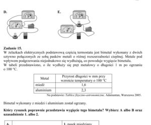 Próbny egzamin gimnazjalny - Przedmioty przyrodnicze