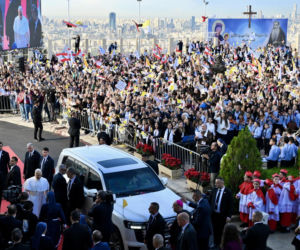 Leon XIV modlił się w miejscu wybuchu w porcie w Bejrucie z 2020 roku