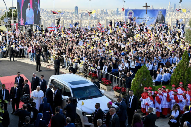 Leon XIV modlił się w miejscu wybuchu w porcie w Bejrucie z 2020 roku