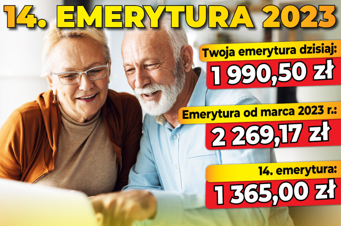 Czternasta emerytura wzrośnie o 148 zł