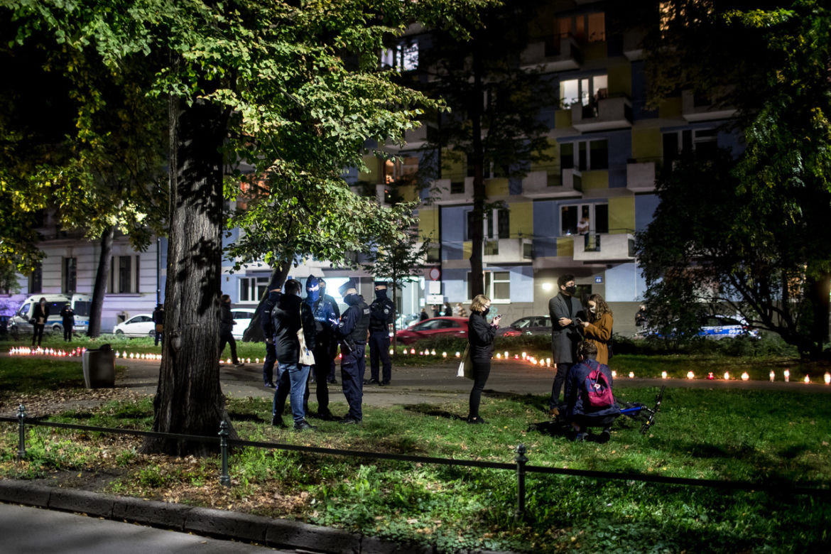 Pogrzeb praw kobiet. Protest po wyroku TK w Krakowie
