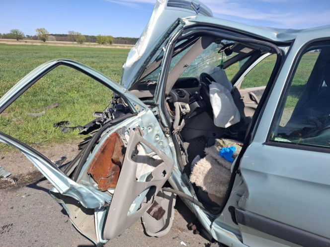 Wypadek w powiecie kościańskim