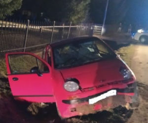 Pijany kierowca uciekł z miejsca zdarzenia