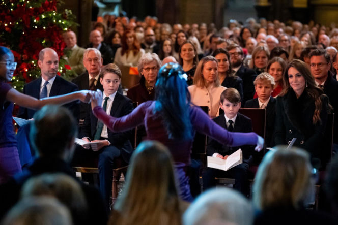 Boże Narodzenie w rodzinie królewskiej.