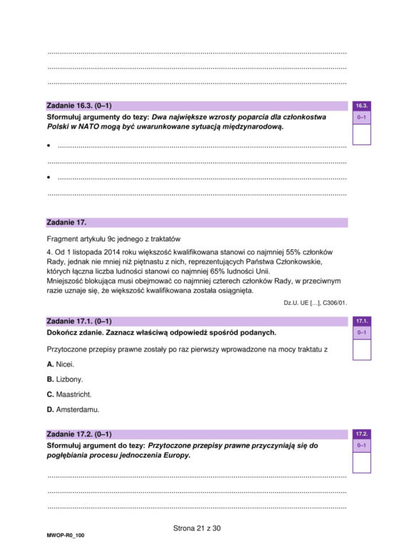 Matura 2025: WOS poziom rozszerzony 13.05.2025. Odpowiedzi, arkusze CKE [Formuła 2023]	