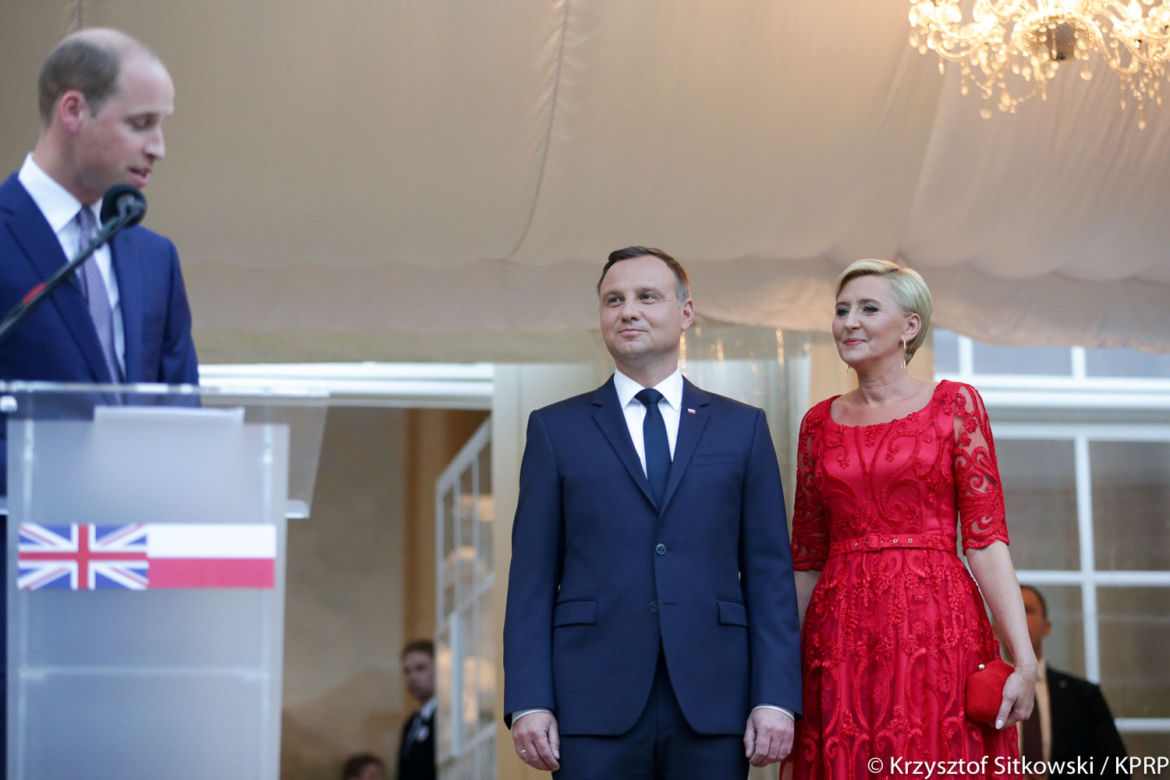 Przyjęcie w Łazienkach Królewskich