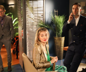 BrzydUla 2, odcinek 89, Marek (Filip Bobek), Violetta (Małgorzata Socha), Sebastian (Łuaksz Garlicki)
