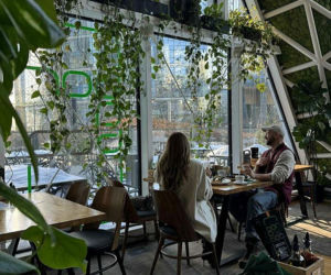 Edyta Folwarska i Maciej Pela w restauracji