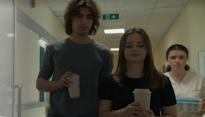 Barwy szczęścia, odc. 3302. Ewa (Gabriela Ziembicka), Romeo (Jacek Tyszkiewicz)