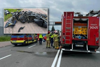 Jechał oddać krew dla chorej Hani. Tragiczna śmierć motocyklisty pod Kaliszem