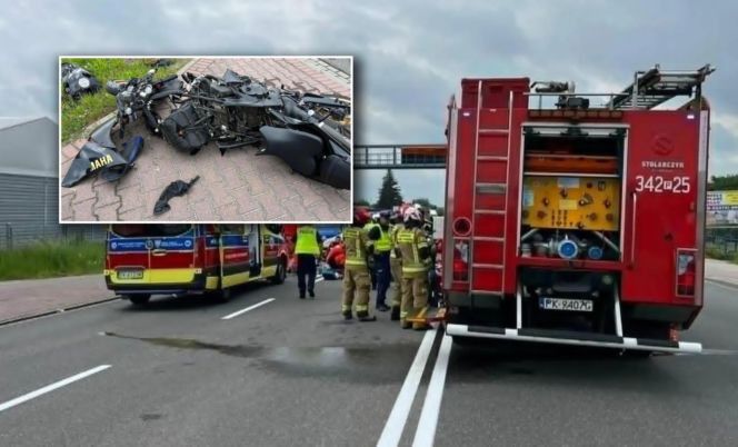 Jechał oddać krew dla chorej Hani. Tragiczna śmierć motocyklisty pod Kaliszem