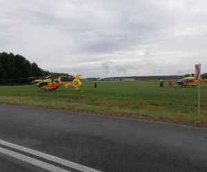 Groźny wypadek pod Lesznem