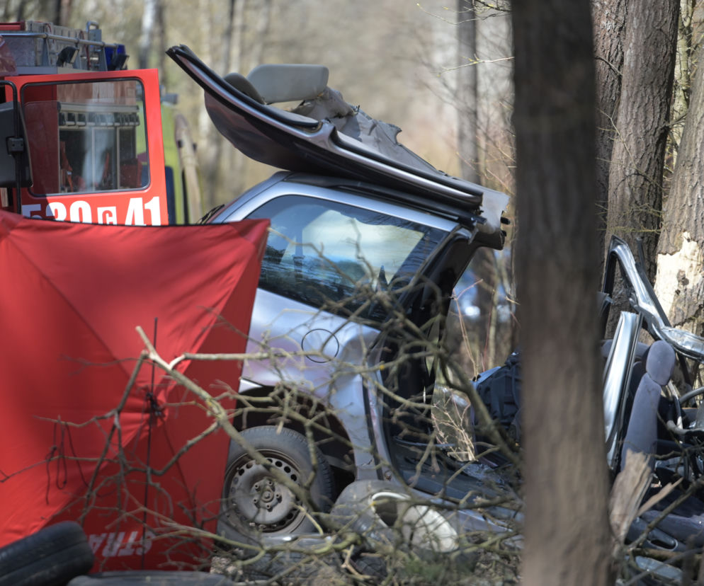 Koszmarny wypadek w Rulewie. Kierowca zginął w Poniedziałek Wielkanocny