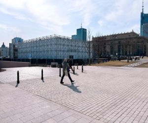 Unboxing Amazon - reklamowy pawilon na Placu Centralnym w Warszawie