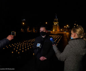 Miasto ofiarom pandemii. Białystok uczcił pamięć zmarłych na COVID-19 [ZDJĘCIA]
