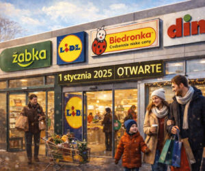 Sklepy otwarte w Nowy Rok. Żabka, Lidl, Biedronka, Dino - gdzie i w jakich godzinach zrobić zakupy 1 stycznia 2025?