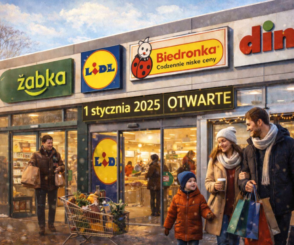 Sklepy otwarte w Nowy Rok. Żabka, Lidl, Biedronka, Dino - gdzie i w jakich godzinach zrobić zakupy 1 stycznia 2025?