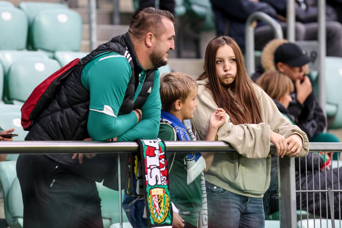 Śląsk Wrocław - Lech Poznań: Zdjęcia kibiców i zawodników z meczu 10. kolejki sezonu 2026/27 PKO BP Ekstraklasy