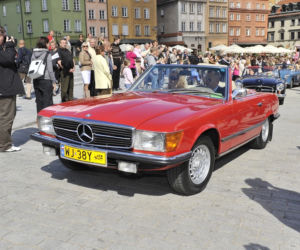 Parada Mercedesów w Warszawie 
