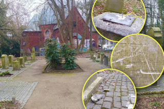 Wandalizm w lapidarium. Zniszczone nagrobki, złamany krzyż i oburzenie mieszkańców